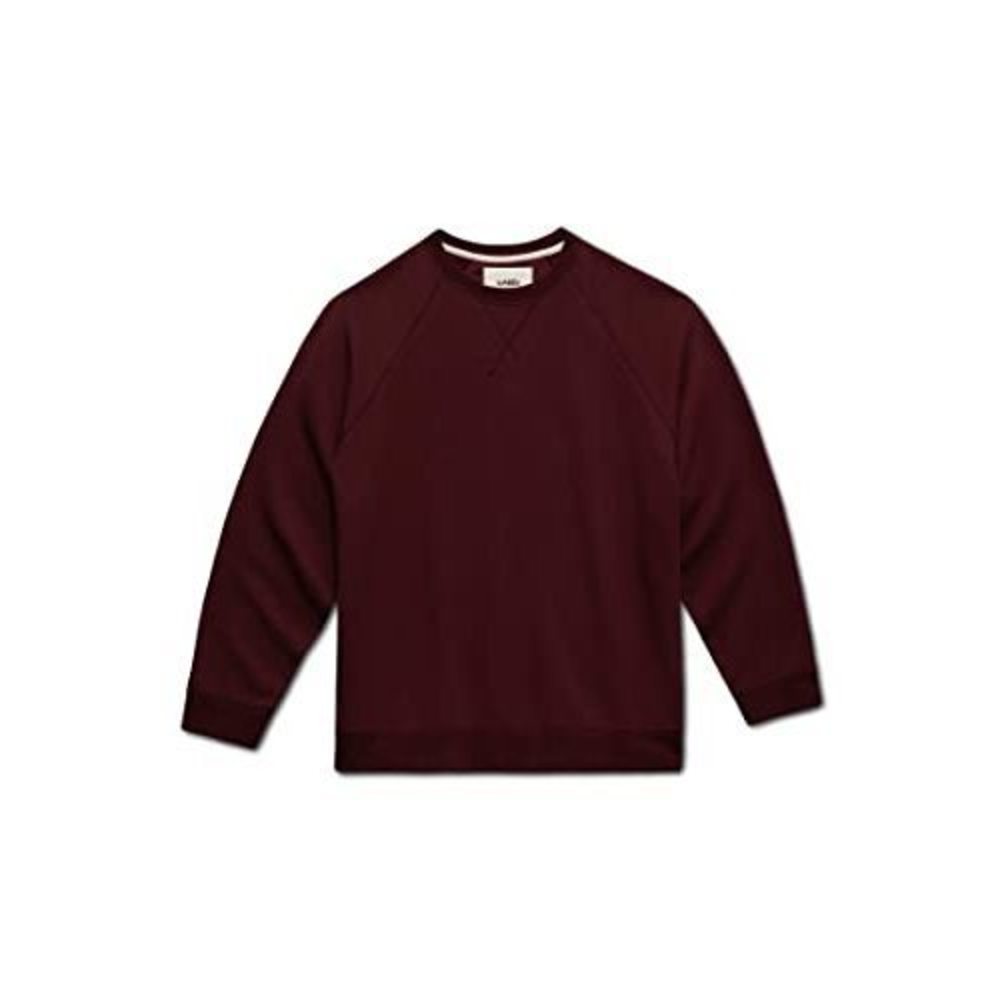 LABEL Go-To Big Crew Burgundy LG